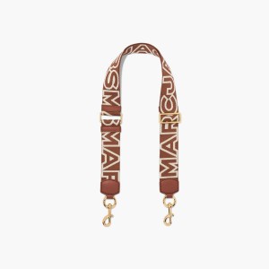 Argan Oil Multi Women's Marc Jacobs Outline Logo Webbing Strap | USA000530