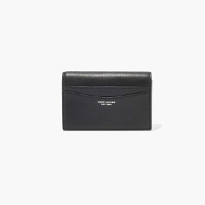 Black Women's Marc Jacobs Slim 84 Bifold Wallets | USA000429