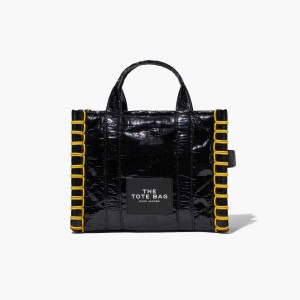 Black Women's Marc Jacobs Tarp Medium Tote Bags | USA000099