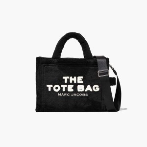 Black Women's Marc Jacobs Terry Medium Tote Bags | USA000064