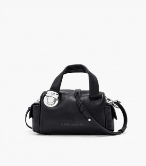 Black Women's Marc Jacobs The Pushlock Mini Satchel Bags | USA000206