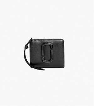 Black Women's Marc Jacobs The Snapshot Dtm Mini Compact Wallets | USA000326