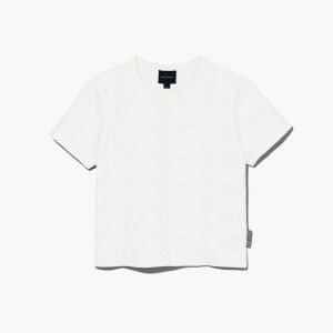 Eggshell / Optic White Women's Marc Jacobs Monogram Baby T Shirts | USA000681