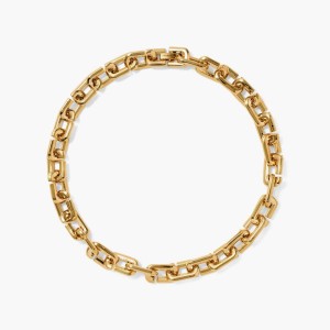 Gold Women's Marc Jacobs J Marc Chain Link Necklaces | USA000752