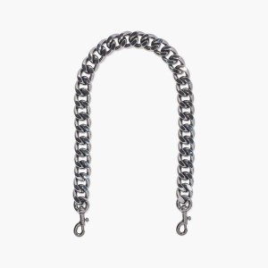 Gunmetal Women's Marc Jacobs Chainlink Shoulder Strap | USA000509