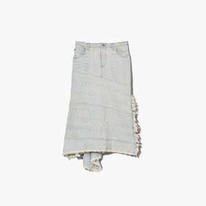 Ice Blue Women's Marc Jacobs Monogram Denim Skirts | USA000647