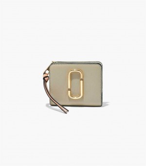Khaki Multicolor Women's Marc Jacobs The Snapshot Mini Compact Wallets | USA000323