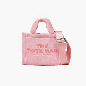 Light Pink Women's Marc Jacobs Terry Medium Tote Bags | USA000144