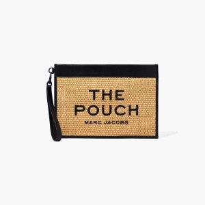 Natural Women's Marc Jacobs Woven Large Wristlet Wallets | USA000392