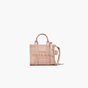 Rose Women's Marc Jacobs Leather Micro Tote Bags | USA000129