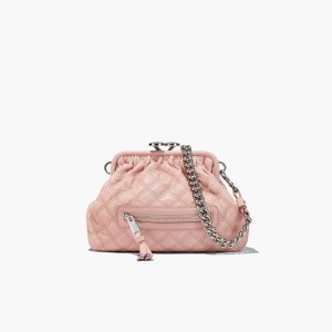 Rose Women's Marc Jacobs Re-Edition Quilted Leather Little Stam Shoulder Bags | USA000261