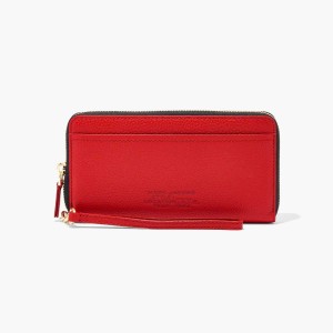 True Red Women's Marc Jacobs Leather Continental Wallets | USA000412