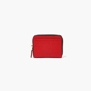 True Red Women's Marc Jacobs Leather Zip Around Wallets | USA000417