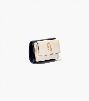 White Multicolor Women's Marc Jacobs The Snapshot Mini Trifold Wallets | USA000319