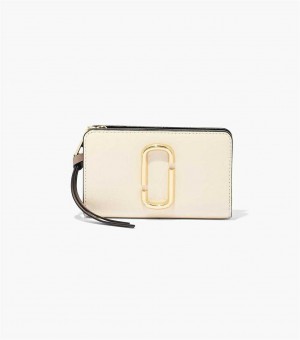 White Multicolor Women's Marc Jacobs The Snapshot Compact Wallets | USA000328