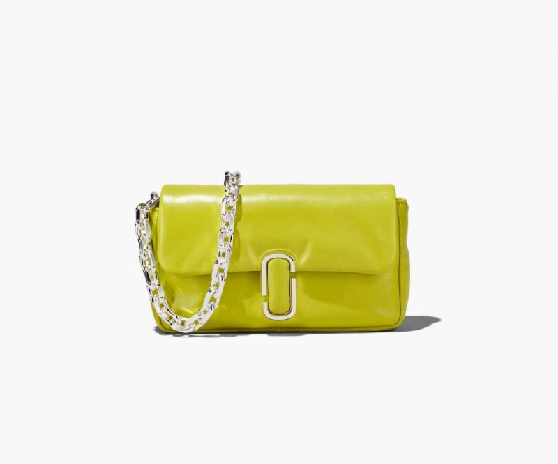 Acid Lime Women's Marc Jacobs J Marc Mini Pillow Shoulder Bags | USA000248