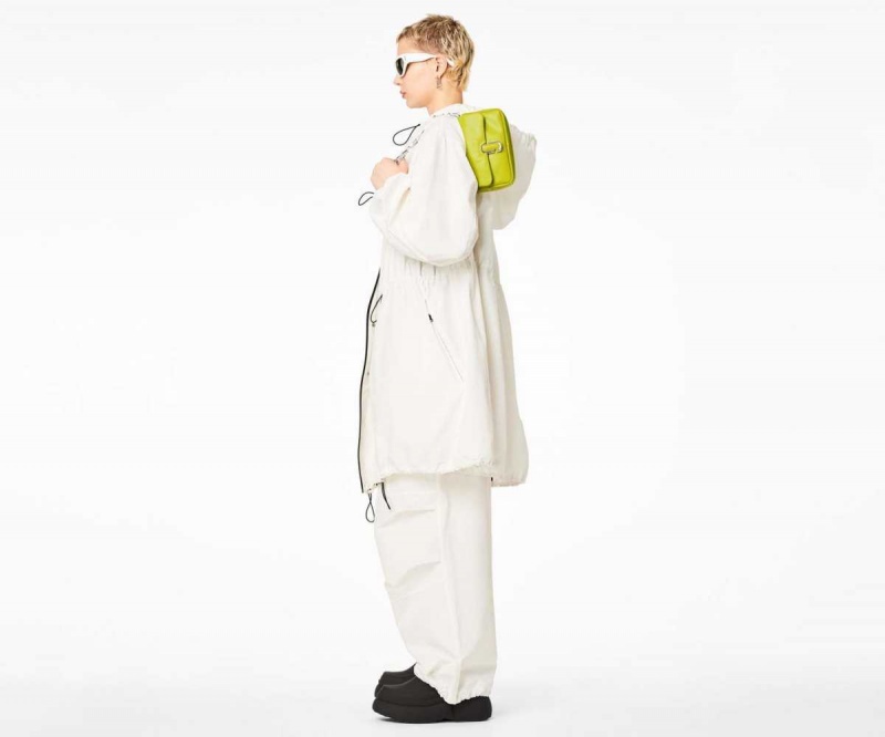 Acid Lime Women's Marc Jacobs J Marc Mini Pillow Shoulder Bags | USA000248