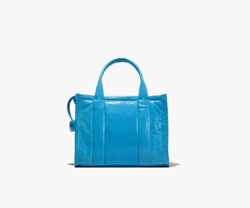 Air Blue Women's Marc Jacobs Shiny Crinkle Mini Tote Bags | USA000034