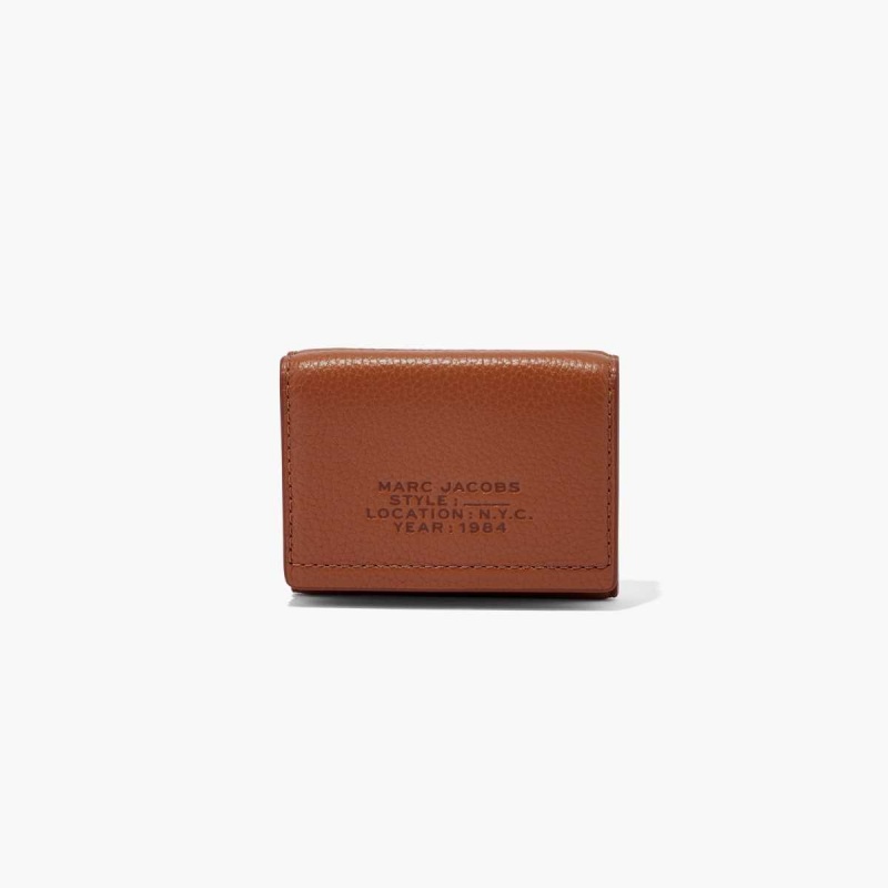 Argan Oil Women\'s Marc Jacobs Leather Medium Trifold Wallets | USA000400