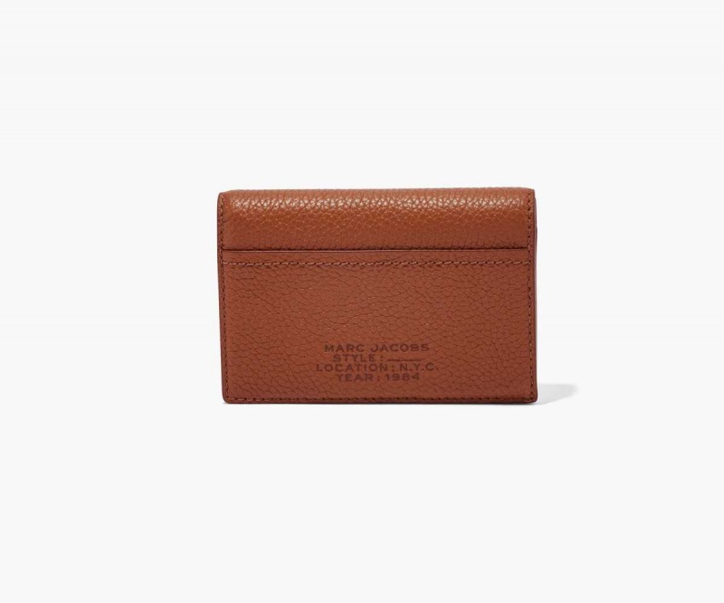 Argan Oil Women's Marc Jacobs Leather Small Bifold Wallets | USA000436