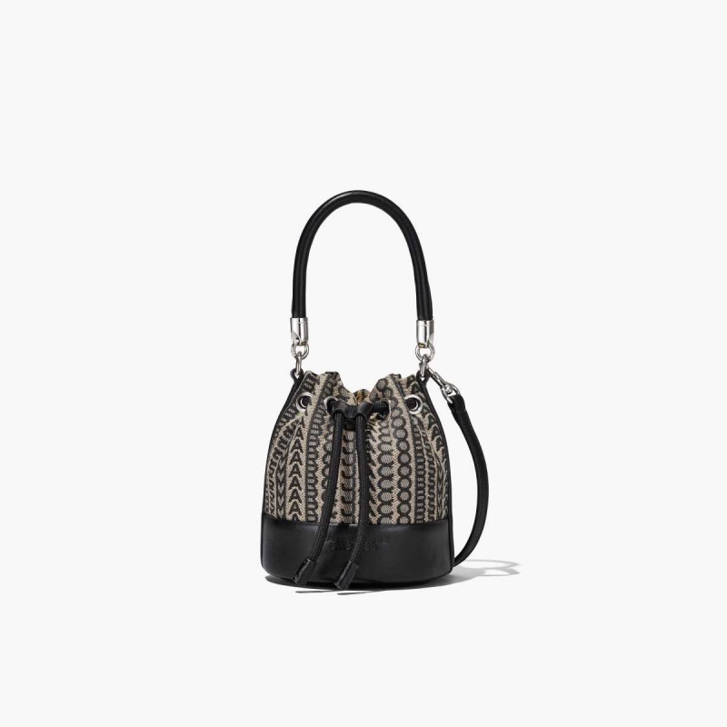 Beige Multi Women\'s Marc Jacobs Monogram Micro Bucket Bags | USA000148