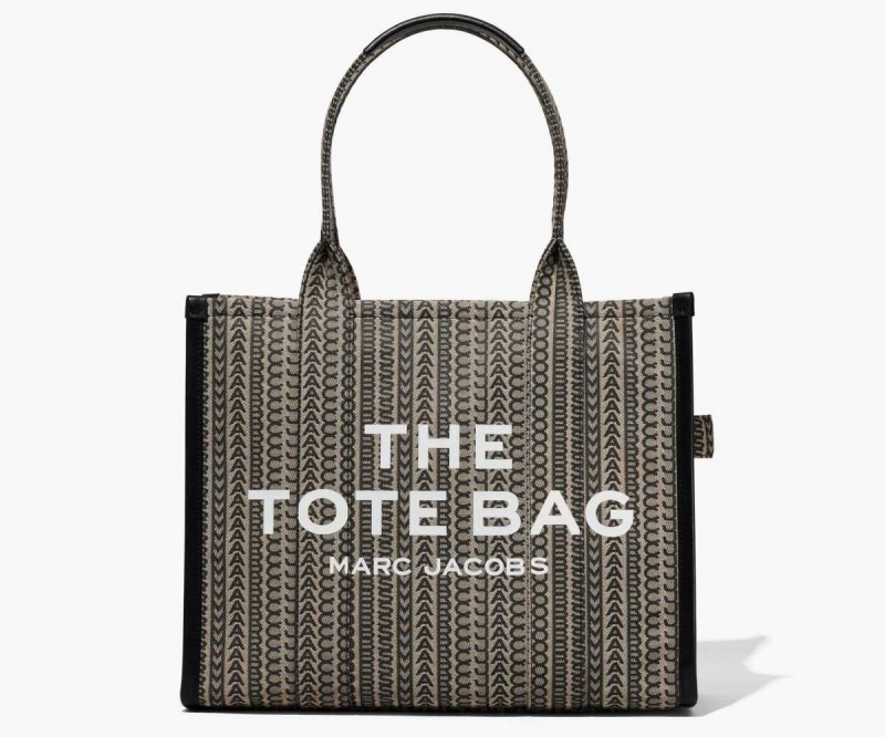 Beige Multi Women's Marc Jacobs Monogram Large Tote Bags | USA000085