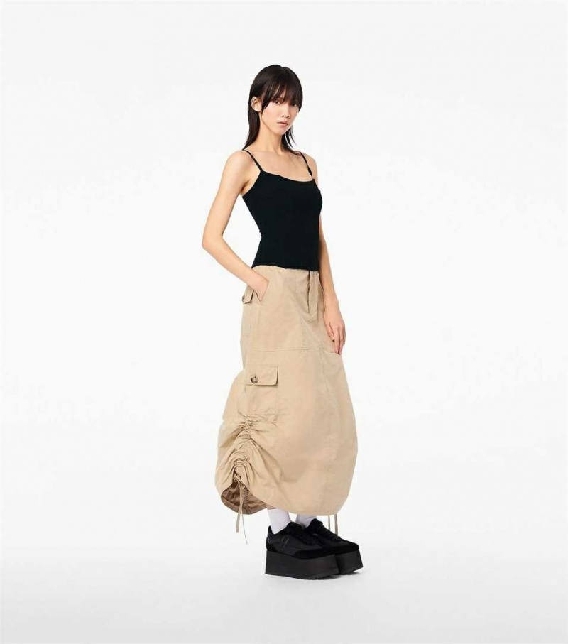 Beige Women's Marc Jacobs The Cargo Skirts | USA000642