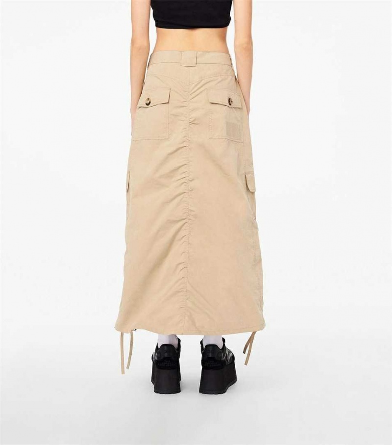 Beige Women's Marc Jacobs The Cargo Skirts | USA000642