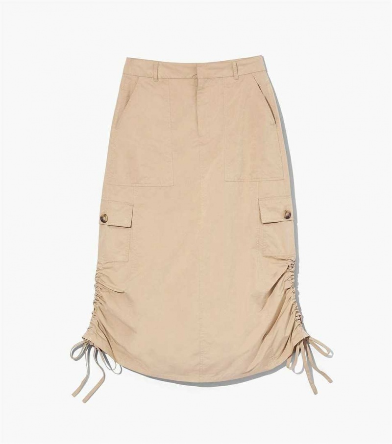 Beige Women\'s Marc Jacobs The Cargo Skirts | USA000642