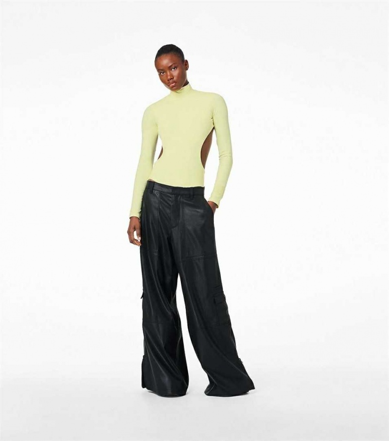 Black Copper Women's Marc Jacobs The Wide Leg Cargo Pants | USA000625