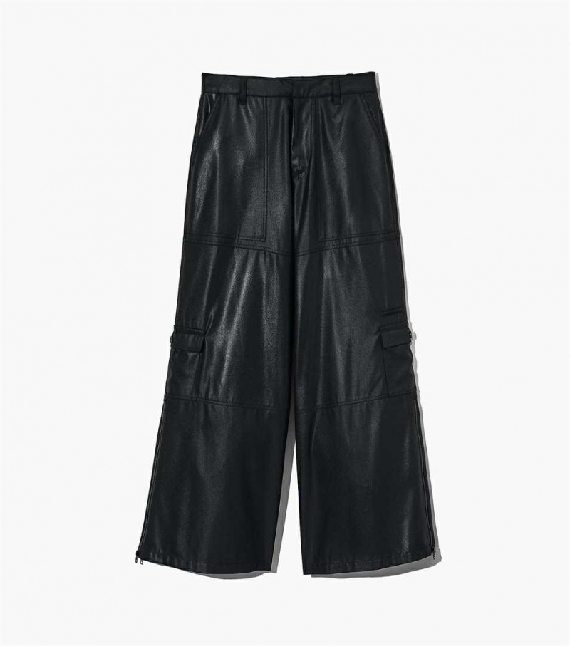Black Copper Women\'s Marc Jacobs The Wide Leg Cargo Pants | USA000625