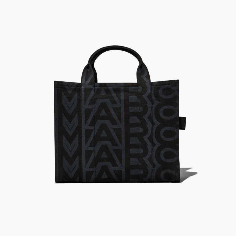 Black Multi Women\'s Marc Jacobs Outline Monogram Medium Tote Bags | USA000072
