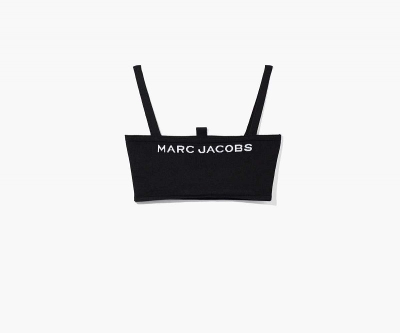 Black Women's Marc Jacobs Bandeau Tops | USA000702