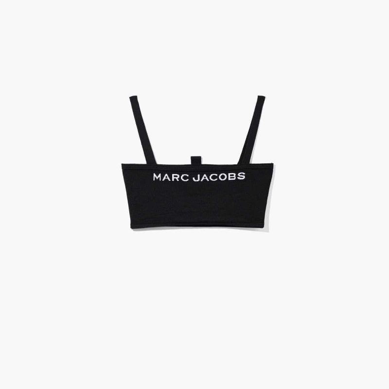 Black Women\'s Marc Jacobs Bandeau Tops | USA000702