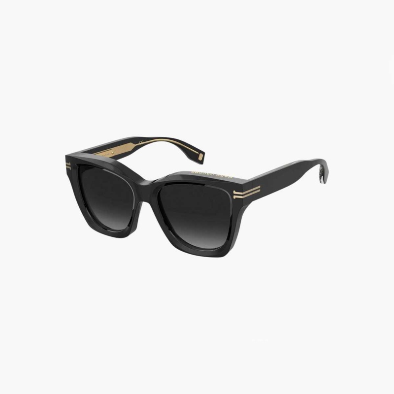 Black Women\'s Marc Jacobs Icon Edge Oversized Square Sunglasses | USA000549