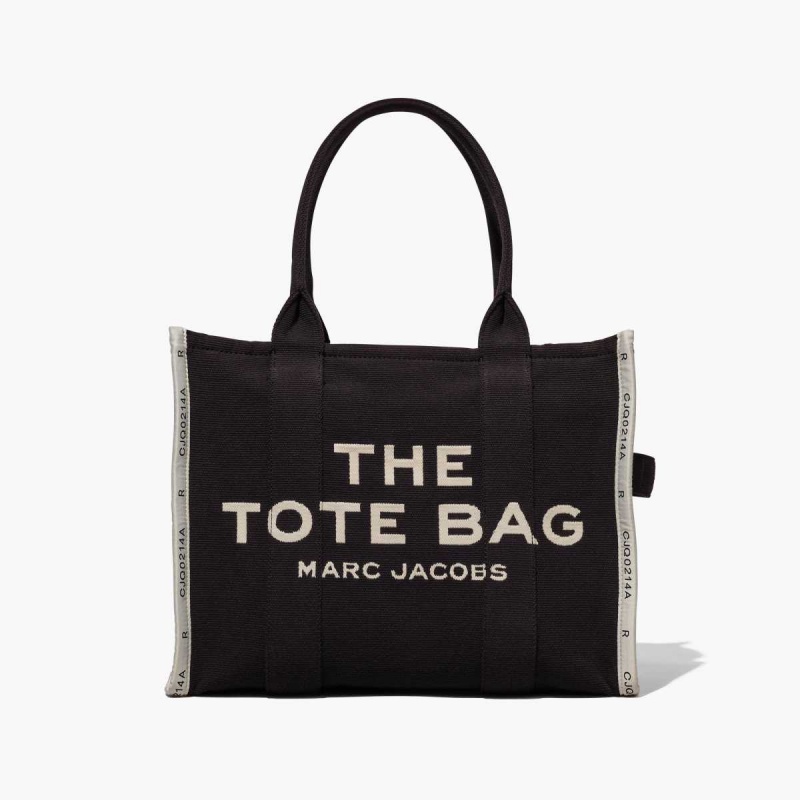 Black Women\'s Marc Jacobs Jacquard Large Tote Bags | USA000095