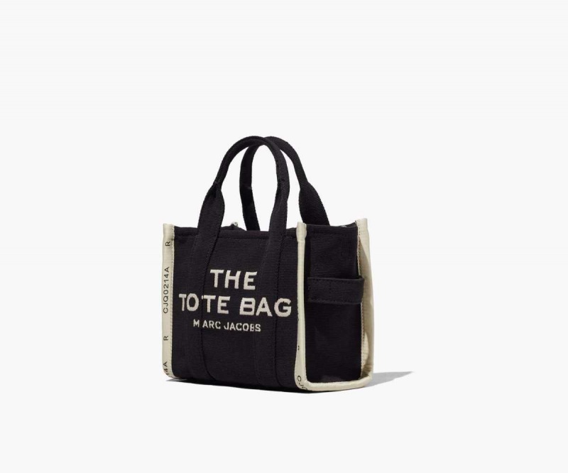 Black Women's Marc Jacobs Jacquard Mini Tote Bags | USA000027