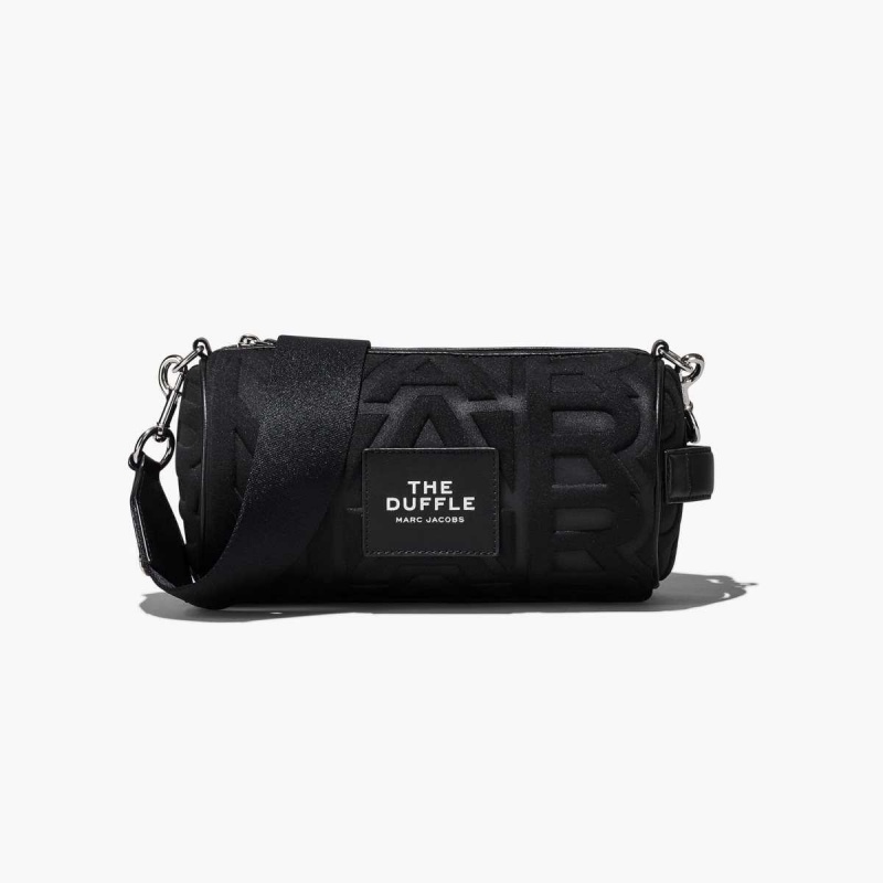 Black Women\'s Marc Jacobs Monogram Neoprene Duffle Bags | USA000176