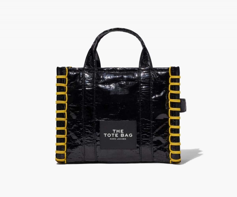 Black Women's Marc Jacobs Tarp Medium Tote Bags | USA000099