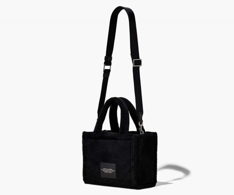 Black Women's Marc Jacobs Terry Mini Tote Bags | USA000147
