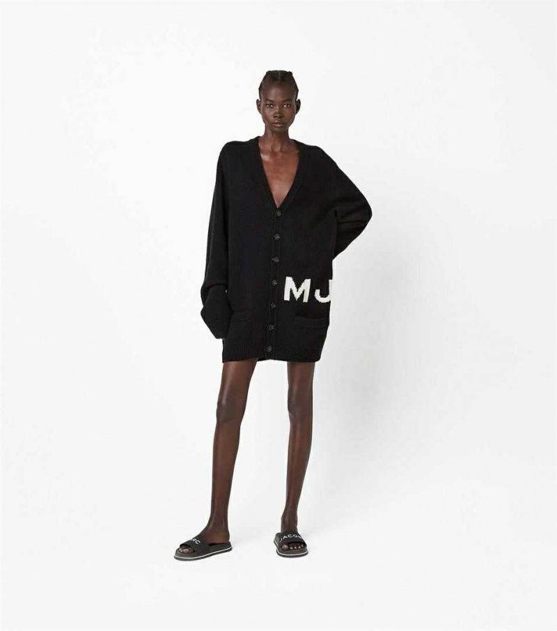Black Women's Marc Jacobs The Big Cardigan | USA000572