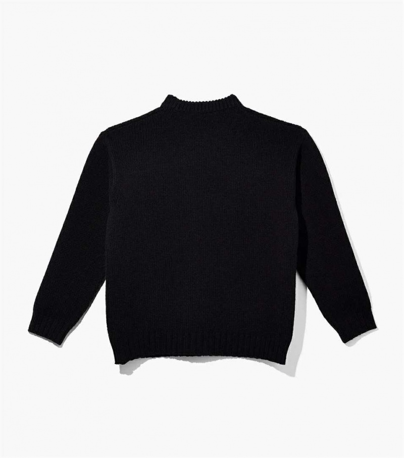 Black Women's Marc Jacobs The Big Sweaters | USA000655
