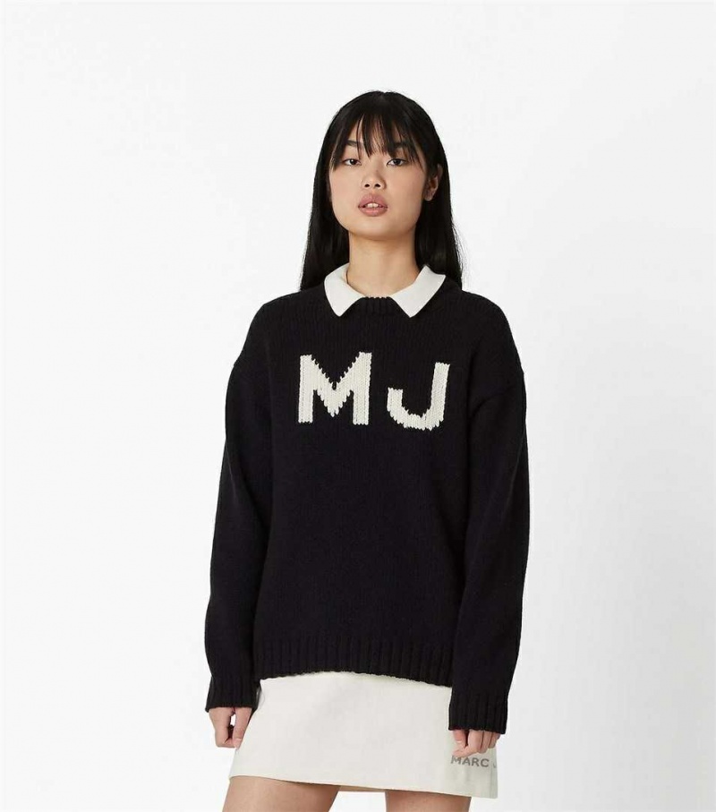 Black Women's Marc Jacobs The Big Sweaters | USA000656