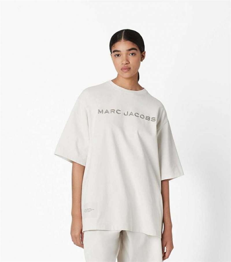 Black Women's Marc Jacobs The Big T Shirts | USA000672