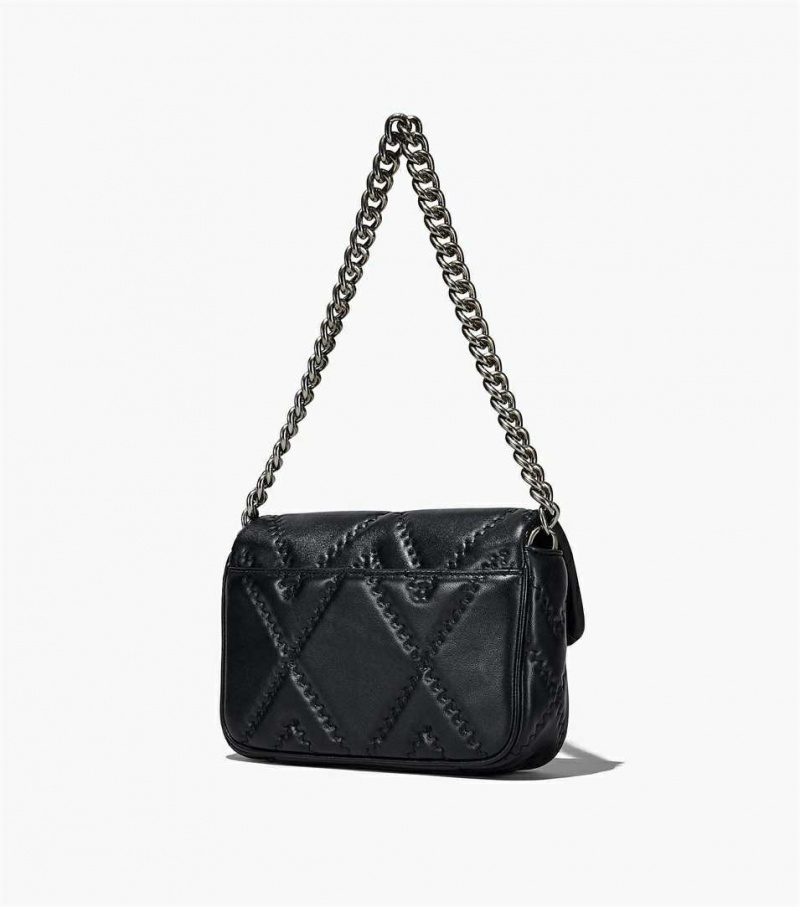 Black Women's Marc Jacobs The Quilted Leather J Marc Shoulder Bags | USA000226