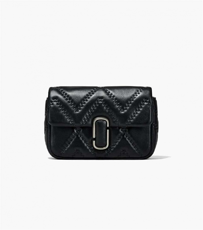 Black Women's Marc Jacobs The Quilted Leather J Marc Shoulder Bags | USA000226