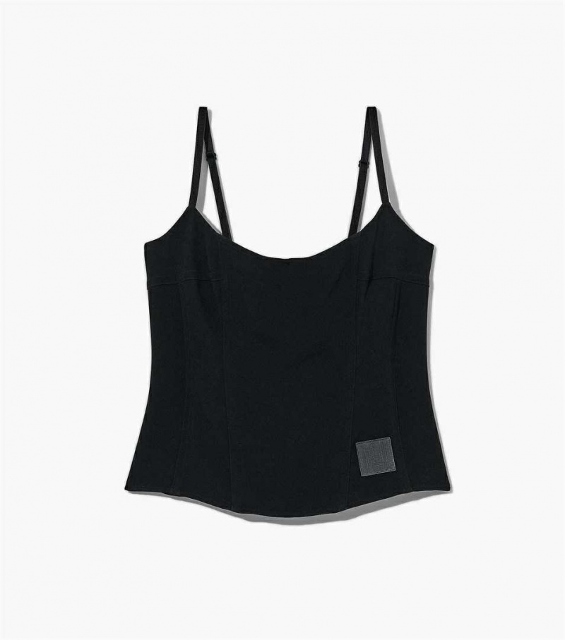 Black Women\'s Marc Jacobs The Structured Camisole Vest | USA000704