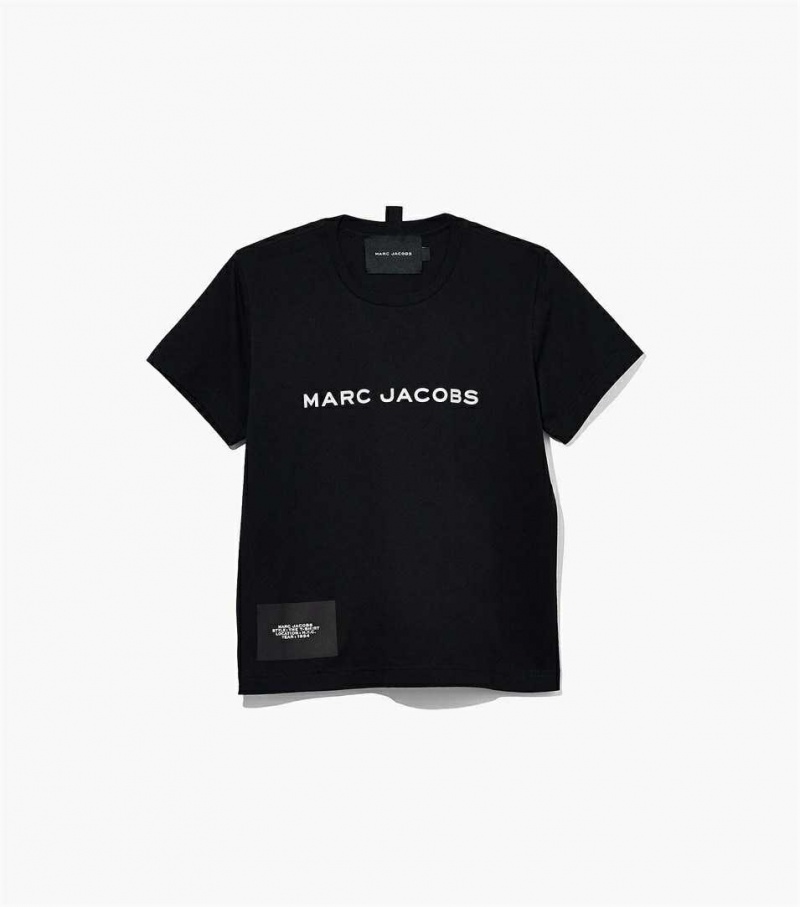 Black Women\'s Marc Jacobs The T Shirts | USA000666