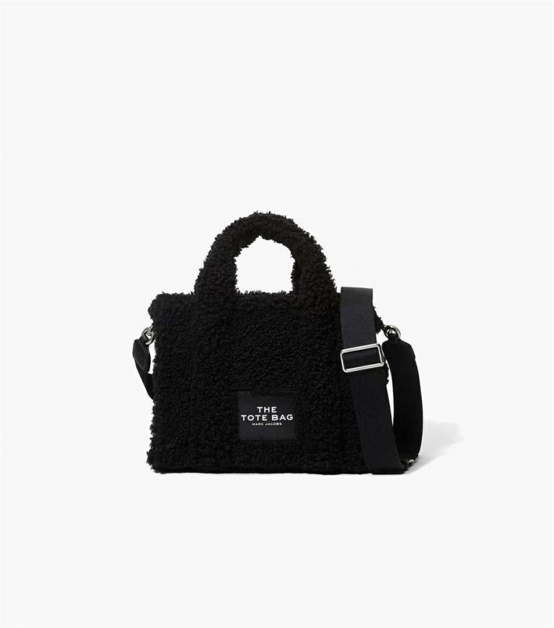 Black Women\'s Marc Jacobs The Teddy Mini Tote Bags | USA000002