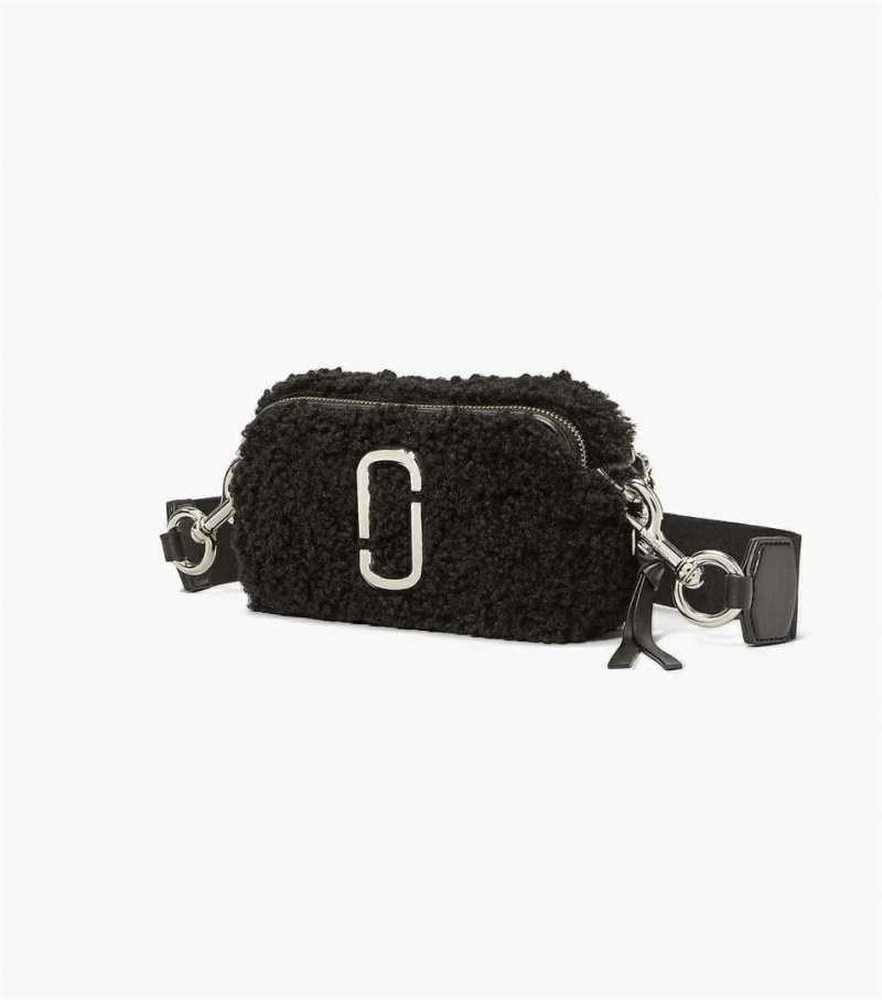 Black Women's Marc Jacobs The Teddy Snapshot Bags | USA000267